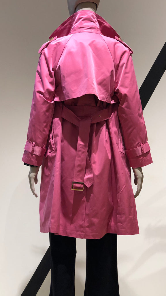 Jolene Pink Trench Coat