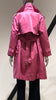 Jolene Pink Trench Coat