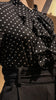 Tea Room Black and White Polka Dot Blouse