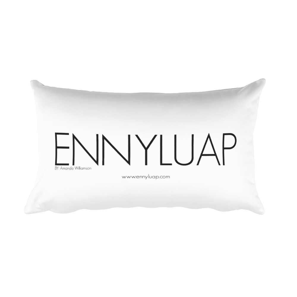 Ennyluap Logo Pillow - Shop Clothes For Women and Kids | Ennyluap