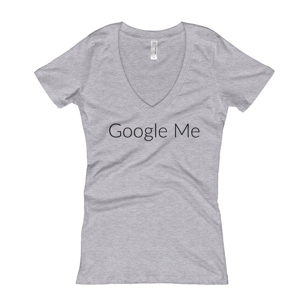 Google Me V-Neck T-shirt - Shop Clothes For Women and Kids | Ennyluap