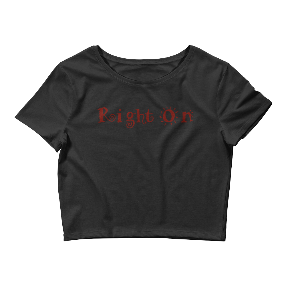Right On Crop Tee - Shop Clothes For Women and Kids | Ennyluap